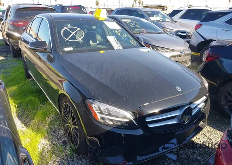 2020 Mercedes-Benz C 300 from USA, damaged, VIN W1KWF8DB4LR591877